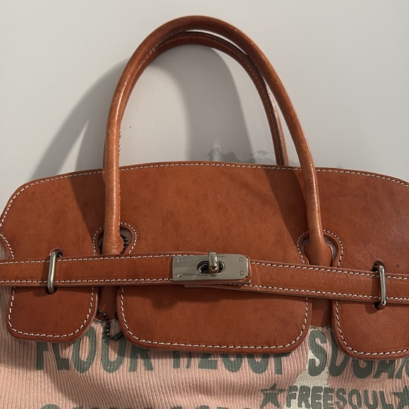 Free soul hand bag leather trimmed - Picture 10 of 10